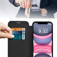 Klopové pouzdro pro iPhone 11, RFID Wallet MagSafe CamShield, černé