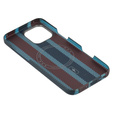 Pouzdro pro IPhone 16 Pro, Aramid Fiber Slim Case, pro MagSafe, modrá / červená