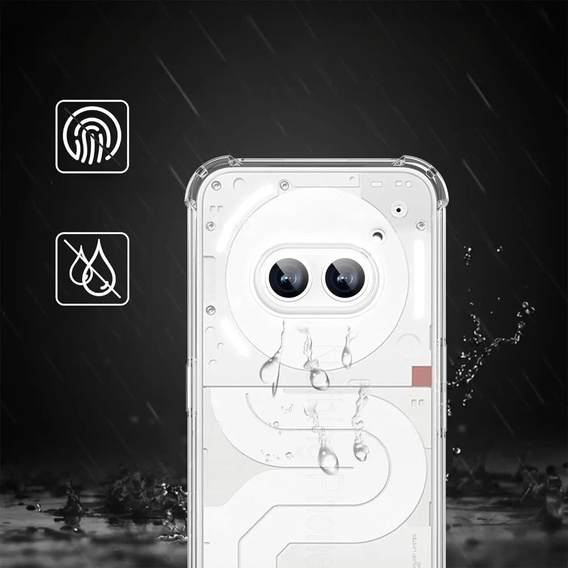 Pouzdro pro Nothing Phone 2a, Dropproof, průhledné