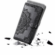 Klopové pouzdro pro Samsung Galaxy M15 5G, Mandala, černé