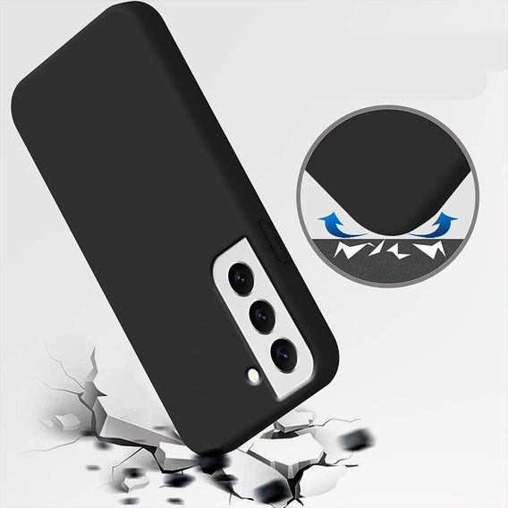Pouzdro pro Samsung Galaxy S22 5G, Silicone Lite, černé