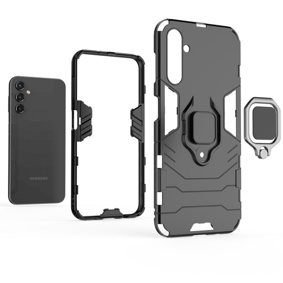 Pouzdro pro Samsung Galaxy A14 4G/5G, Kickstand Ring, černé