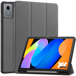 Pouzdro pro Lenovo Idea Tab 11" 2025 TB336FU TB336ZU, stojánek, Smartcase s držákem stylusu, šedé
