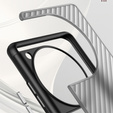 Pouzdro pro OnePlus 12 5G, Fusion Twill Stripe, transparentní / černé