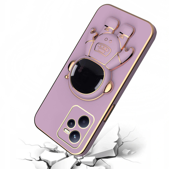 Pouzdro pro Realme C35, Astronaut, fialové