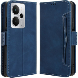 Klopové pouzdro pro Realme 14 5G / Realme 14T 5G, Card Slot, námořnicky modré