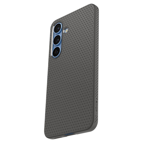 Pouzdro Spigen pro Samsung Galaxy S25, Liquid Air, černé + 9H tvrzené sklo