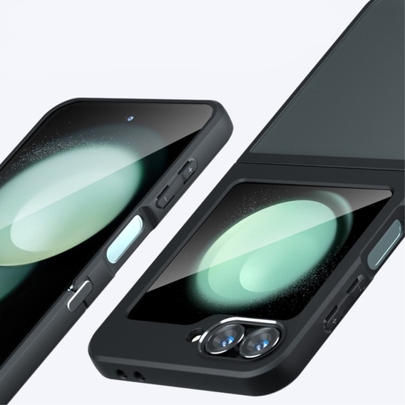 Pouzdro pro Samsung Galaxy Z Flip7 FE / Z Flip6, Fusion Hybrid, černé