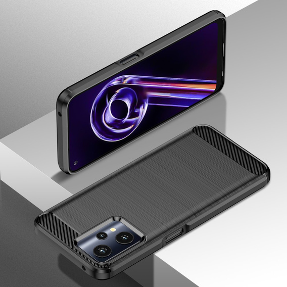 Pouzdro pro Realme 9 Pro / OnePlus Nord CE 2 Lite 5G, Carbon, černé