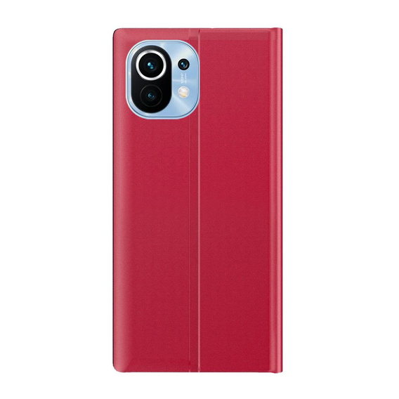 Flipové pouzdro pro Xiaomi Mi 11, Side View, červené