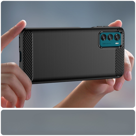 Pouzdro pro Motorola Moto G42 4G, Carbon, černé