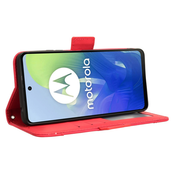 Klopové pouzdro pro Motorola Moto G24 / G24 Power / G04, Card Slot, červené