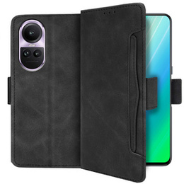 Klopové pouzdro pro Oppo Reno 10 / 10 Pro, Card Slot, černé