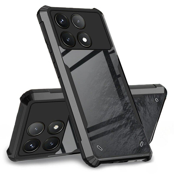 Pouzdro pro Xiaomi Poco F6 Pro, AntiDrop Hybrid, černé