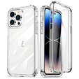 Pouzdro pro iPhone 14 Pro, Shockproof, s fólií, průhledné