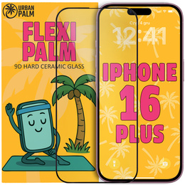 Keramické sklo 9D Flexi Palm pro iPhone 16 Plus