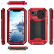 Pancéřové pouzdro pro iPhone 16E, R-JUST, červené