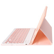 Pouzdro + klávesnice Samsung Galaxy Tab S6 Lite P610/P615 / S6 Lite 2022 10.4, Pen Slot, růžové rose gold
