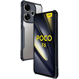 Pouzdro pro Xiaomi Poco F6, AntiDrop Hybrid, černé
