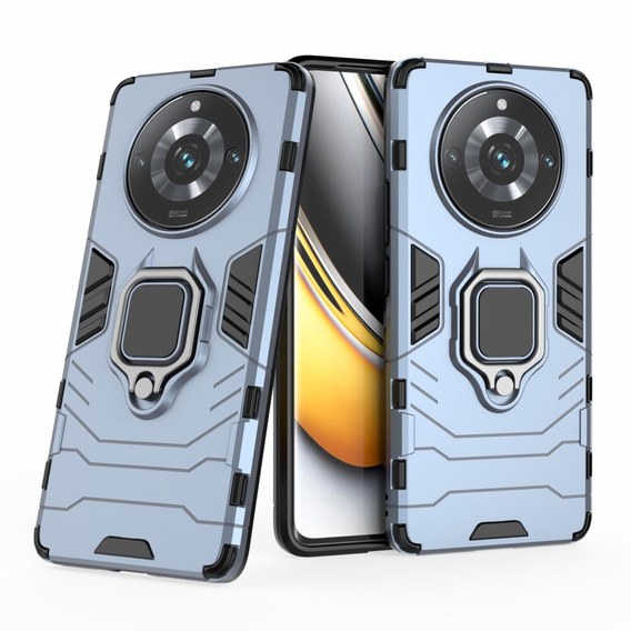 Pouzdro pro Realme 11 Pro / 11 Pro +, Kickstand Ring, modré