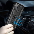 Pancéřové pouzdro pro Motorola Moto G50, Nox Case Ring, černé