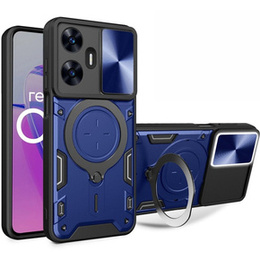 Pancéřové pouzdro pro Realme C55, CamShield Slide, stříbrné