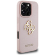 Pouzdro GUESS Grained Big 4G and Classic Logo pro iPhone 16 Pro