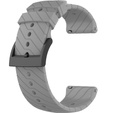 Univerzální silikonový řemínek 22 mm, šedá