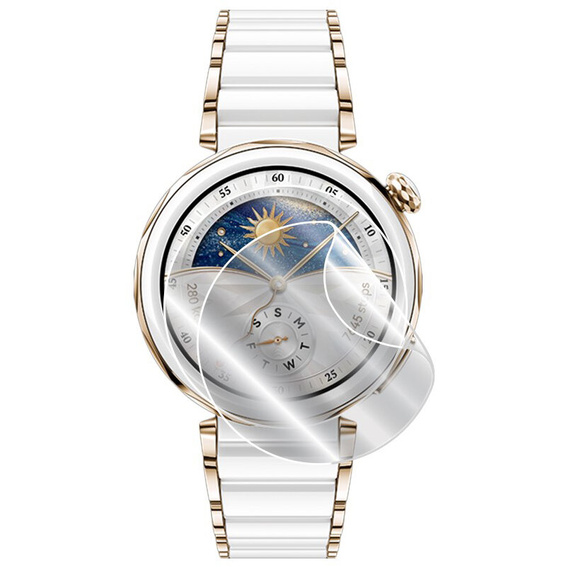 3x ERBORD Hydrogelová fólie pro Huawei Watch GT 5 Pro 42mm