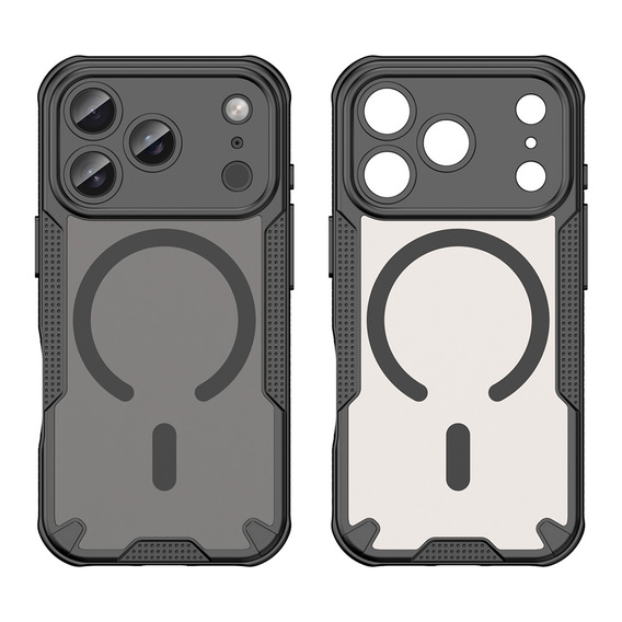 Pouzdro pro iPhone 17 Pro Max, pro MagSafe, pancéřované, černé