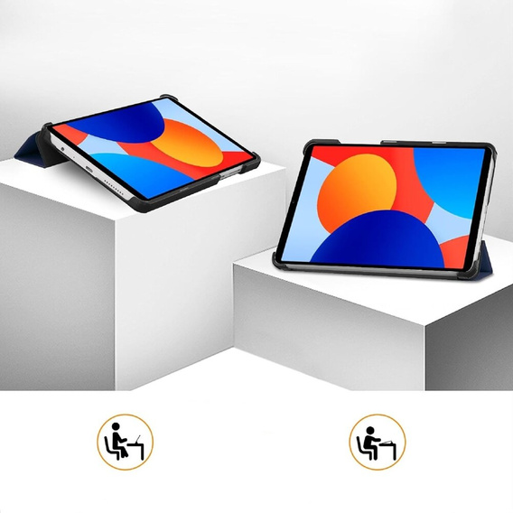 Pouzdro pro Xiaomi Redmi Pad SE 8.7, Smartcase, námořnicky modré