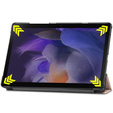 Pouzdro pro Samsung Galaxy Tab A8 10.5 SM-X200 SM-X205, Smartcase, růžové rose gold