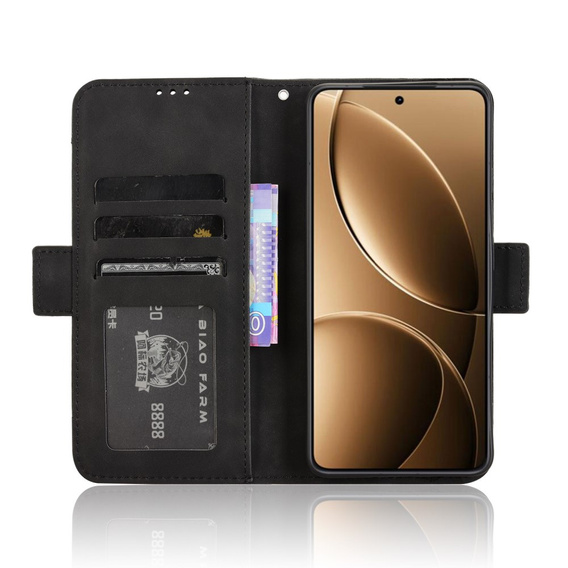 Klopové pouzdro pro Xiaomi Poco F7 Ultra, Card Slot, černé