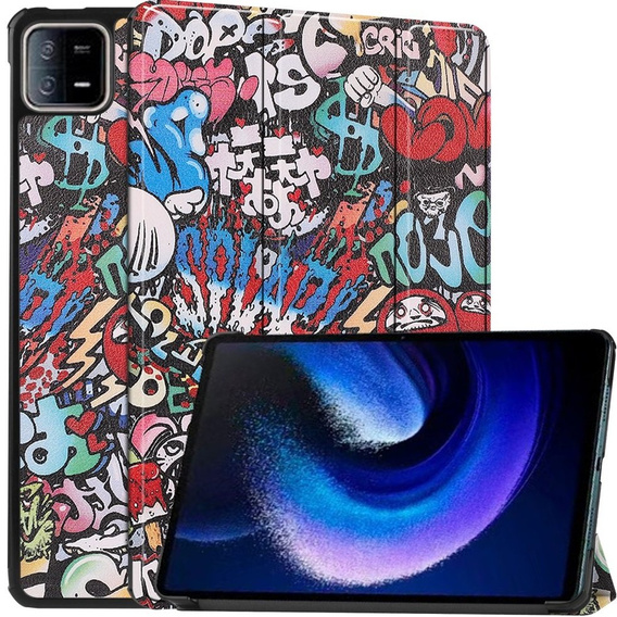 Pouzdro pro Xiaomi Pad 6 / 6 Pro, Smartcase, graffiti