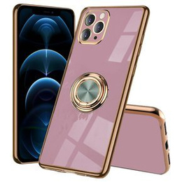 Pouzdro pro iPhone 12 Pro Max, Electro Ring, fialové