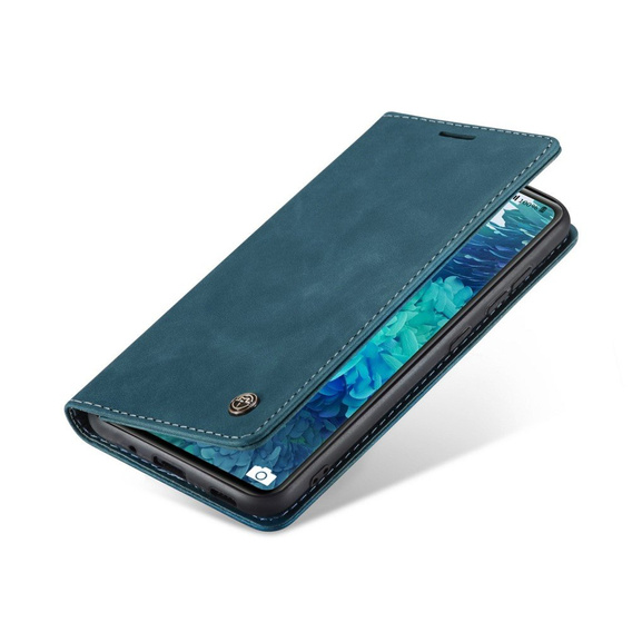 Pouzdro CASEME pro Samsung Galaxy S20 FE, Leather Wallet Case, zelené