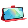 Klopové pouzdro pro Samsung Galaxy A16, Card Slot, červené