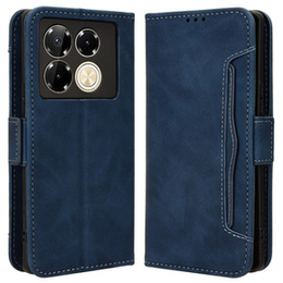 Klopové pouzdro pro Infinix Note 40 Pro, Card Slot, námořnicky modré