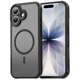 Pouzdro pro iPhone 17, pro MagSafe, s ochranou fotoaparátu, tónované s černým rámečkem