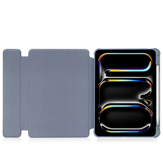 Pouzdro s klávesnicí pro iPad Pro 11" 2024 (5 gen.), Rotary 360° Leather, fialové