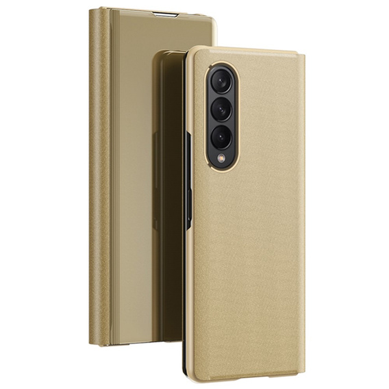 Pouzdro pro Samsung Galaxy Z Fold 4 5G, Clear View, zlaté
