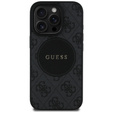 Pouzdro Guess 4G Circle s klasickým logem, pro MagSafe pro iPhone 16 Pro