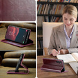 CASEME flipové pouzdro pro Samsung Galaxy A34 5G, Waxy Textured, červené