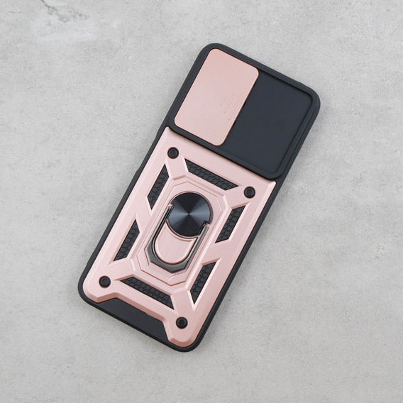 Pouzdro pro Xiaomi Redmi 12, CamShield Slide, růžové rose gold