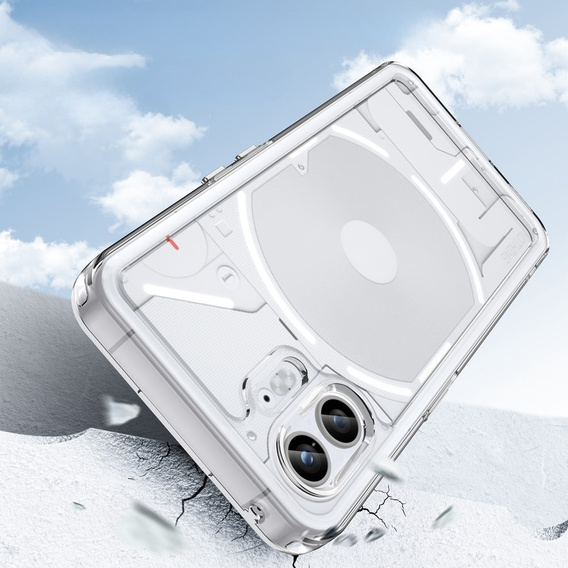 Pouzdro pro Nothing Phone 2, Fusion Hybrid, průhledné