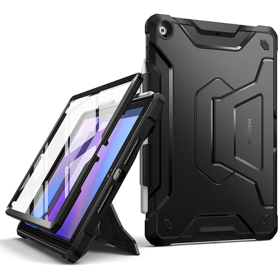 Pouzdro pro iPad 7/8/9 10.2 2019/2020/2021, Suritch Full Body, černé