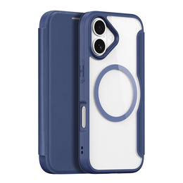 Pouzdro Dux Ducis pro iPhone 17, Skin X Pro, s klopou, pro MagSafe, tmavě modré