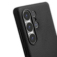 Pouzdro MELKCO pro Samsung Galaxy S25 Ultra, kožené, černé