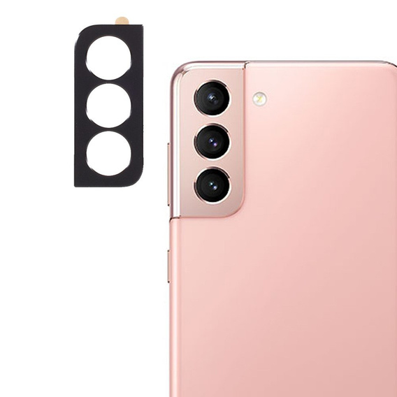 Kovový kryt fotoaparátu pro Samsung galaxy S21, modré