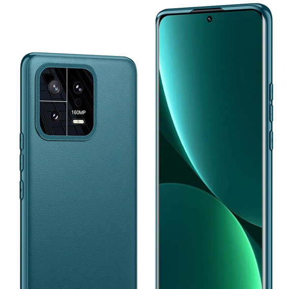 Kožené pouzdro pro Xiaomi 13, leather hybrid, zelené